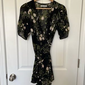 Reformation Monica Wrap Dress Size XS B540